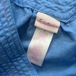 secret treasures Vintage  Blue Sleeveless House Dress with Pockets size M Photo 1