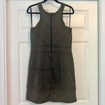 BCBGeneration Racerback Bodycon Mini Dress Size L Black Gold Sparkle Photo 3