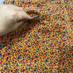 Mossimo Shorts Juniors Size 13 Orange Floral Corduroy Hippie Boho Mid Photo 3