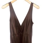 Enza Costa Silk Satin Nuit Maxi Dress Black Photo 2