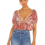 Free People Yours Truly Velvet Peplum Top Photo 0