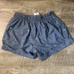 Lululemon  Athletica Blue Confetti Print Running Cuffed Tie Waist Shorts Size 6 Photo 1