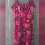 Victoria's Secret NWOT Sexy Little Things Pink Rose Ruffle Chemise Slip Dress S Photo 0