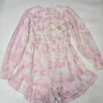 Tularosa  Jordan Romper in Fuchsia Tie Dye XXS Photo 2