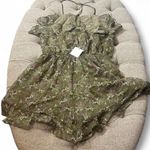 Hommage Floral Chiffon Romper Photo 6