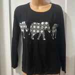 Rue 21 Black Elephant Sweater in M Photo 0