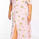 ASOS Nobody's Child x  Plus Beatrice Corset Front Midi Dress in Lilac Size 24 Photo 1