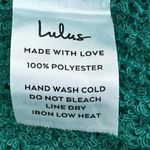 NEW Lulus Women's Green Daily Charmer Sleeveless Knit Sweater Tank Top Size M Size M Photo 3