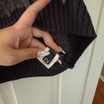 M2 Fuzzy Wool Blend Sweater Vest Gray Size L Photo 4