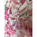 Kut From The Kloth ‎ Shirt Women XS Pink Floral Sheer Jasmine Chiffon Button Down Photo 7