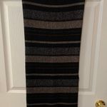 NWOT House of Harlow 1960 x Revolve Striped Metallic Knit Ribbed Bodycon Skirt Black Size M Photo 0