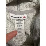 Reebok  womens grey high neck sweatshirt with pocket size small Photo 2