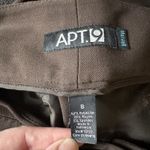 Apt. 9  Womens Trousers Pants Maxwell‎ Fit Straight Leg Brown Size 8 Photo 4