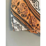 Rachel Zoe NWT  Woven Boho Top Shirt‎ Wrap Blouse Sleeveless Satin Size S Bandana Photo 6