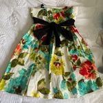 princess polly Boutique Strapless Floral Mini Dress  Photo 1
