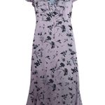 Aidan Mattox pink floral High Low Ruffled Chiffon dress size 0 Photo 2