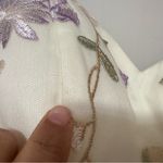 Chi Chi London Floral Embroidered Tulle Midi Dress Size 2 Purple Photo 3