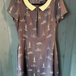 Sugarhill Boutique World Dress Blue/White, Size 8 Blue Photo 0