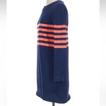 Sail To Sable STS  Navy & Coral Striped Sweater Sweatshirt Cotton Dress Size XS Photo 3
