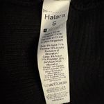 Halara Mock-Neck Long Sleeve Ruffle Hem Sweater Dress Black Size Small Photo 3