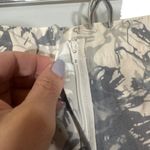 Ann Taylor Gray & White Floral 100% Cotton Short Fitted Pencil Skirt Women Sz 6 Photo 6