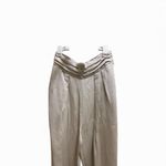 JustFab  Women's Tan High-Waisted Trousers Photo 2