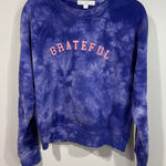 Spiritual Gangster  Grateful Tie Dye Sweatshirt Purple Pink Size M EUC Photo 0