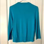 Kate Spade  Turquoise Cardigan with White Details Photo 5