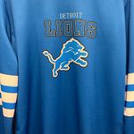 NFL Detroit Lions Blue long sleeve lightweight Sweatshirt! Size small! Photo 3