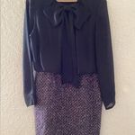 Lafayette 148 New York Tweed Bow Dress Photo 0