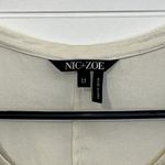 Nic + Zoe Women Cream Casual Dress M Slits Lightweight Lined White Size M Photo 4