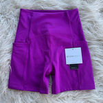 Beyond Yoga Powerbeyond Strive Biker Short Violet Berry Size Small Photo 0