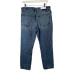 RE/DONE 70s Stove Pipe Jeans Favorite Bleu Button Fly Straight Hi Rise Womens 31 Photo 5