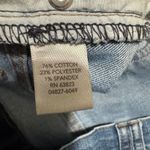 Christopher & Banks  Women Denim Bermuda Jean Shorts Cuffed Roll Tab High Rise 10 Photo 8