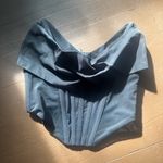 NBD  Black Structured Corset Top Photo 0