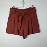 Sandro  Paris Women’s Eddie Paperbag Pleated High Waisted Shorts Size 6/Fr 38 Photo 1