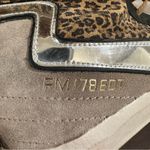 PHILIPPE MODEL Leopard Suede Metallic High Top Size EU 40 Tan Photo 3