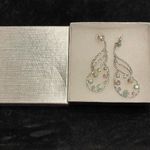 Pageant Statement Earrings Silver Photo 0