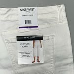 Nine West Jeans NWT Size 16 Off White Denim Chrystie Capri Jeans Photo 3