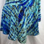 Karina Grimaldi  Blue & Black Print Sleeveless Top S Photo 3