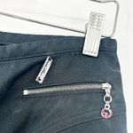 St. John Sport Womens Preppy Zip Ankle Wide Leg Dress Trouser Pants Size 6 Black Photo 1