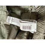 ZARA  Basic Green Baggy Paper Bag Pleated Bow-Tie Leg Cotton Pants Women Sz4/W28 Photo 6