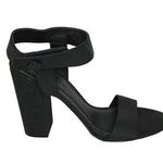 Kendall + Kylie Ankle Strap Sandals Sz. 8.5 Black Open toe Sandals Trendy Chic Photo 0