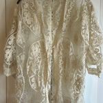 Lace Shawl Tan Size M Photo 0