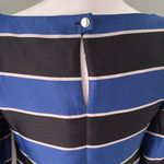 Banana Republic BR striped boat neck dressy office top XXS petite Photo 6