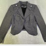 White House | Black Market  Gray Plaid Blazer Photo 0