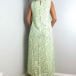 Dress Barn Y2K Green Floral Maxi Dress Photo 2