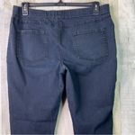 Faded Glory  Size 16 Pull On Dark Blue Denim Jeans Photo 4
