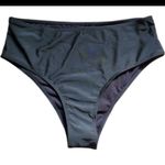 Shein Bikini Bottom Women 1XL Classic Black High Waisted Cheeky No TAGS Size undefined Photo 4