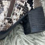 Blondo  Waterproof leather snake print block heel ankle boots women’s size 6.5 Photo 12
